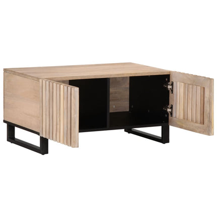 sofabord 80x51x40 cm massivt mangotræ