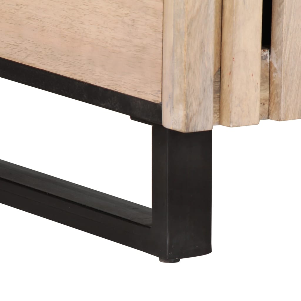 sofabord 80x51x40 cm massivt mangotræ