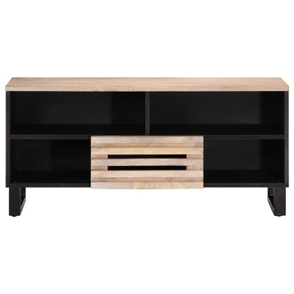 tv-bord 100x34x46 cm massivt mangotræ