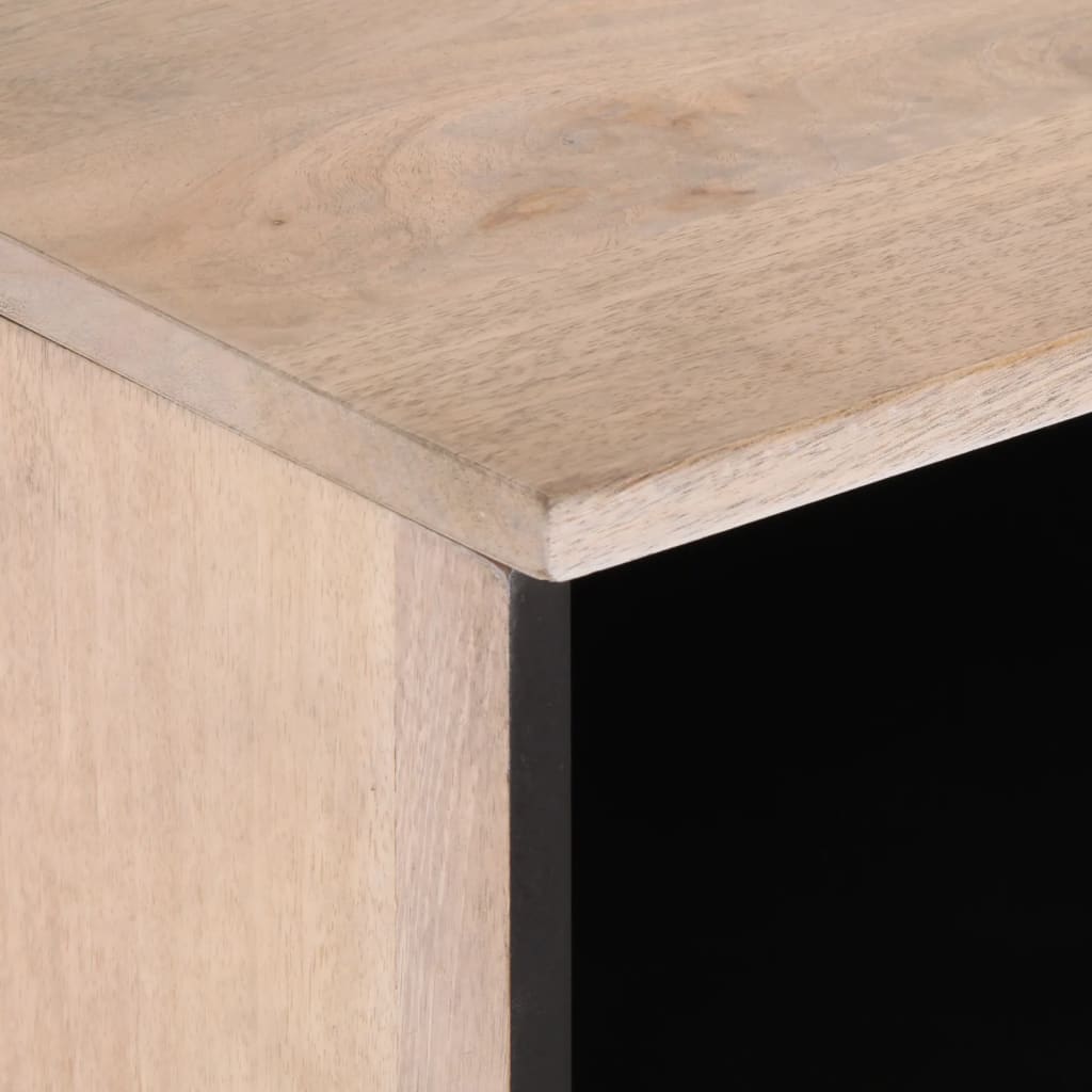 tv-bord 100x34x46 cm massivt mangotræ