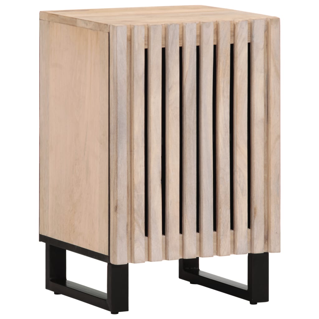badeværelsesskab 38x34x58 cm massivt mangotræ billede