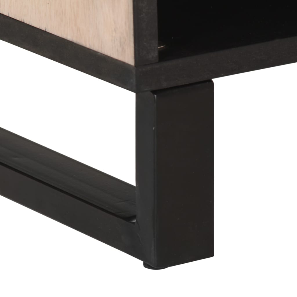 skænk 80x34x75 cm massivt mangotræ