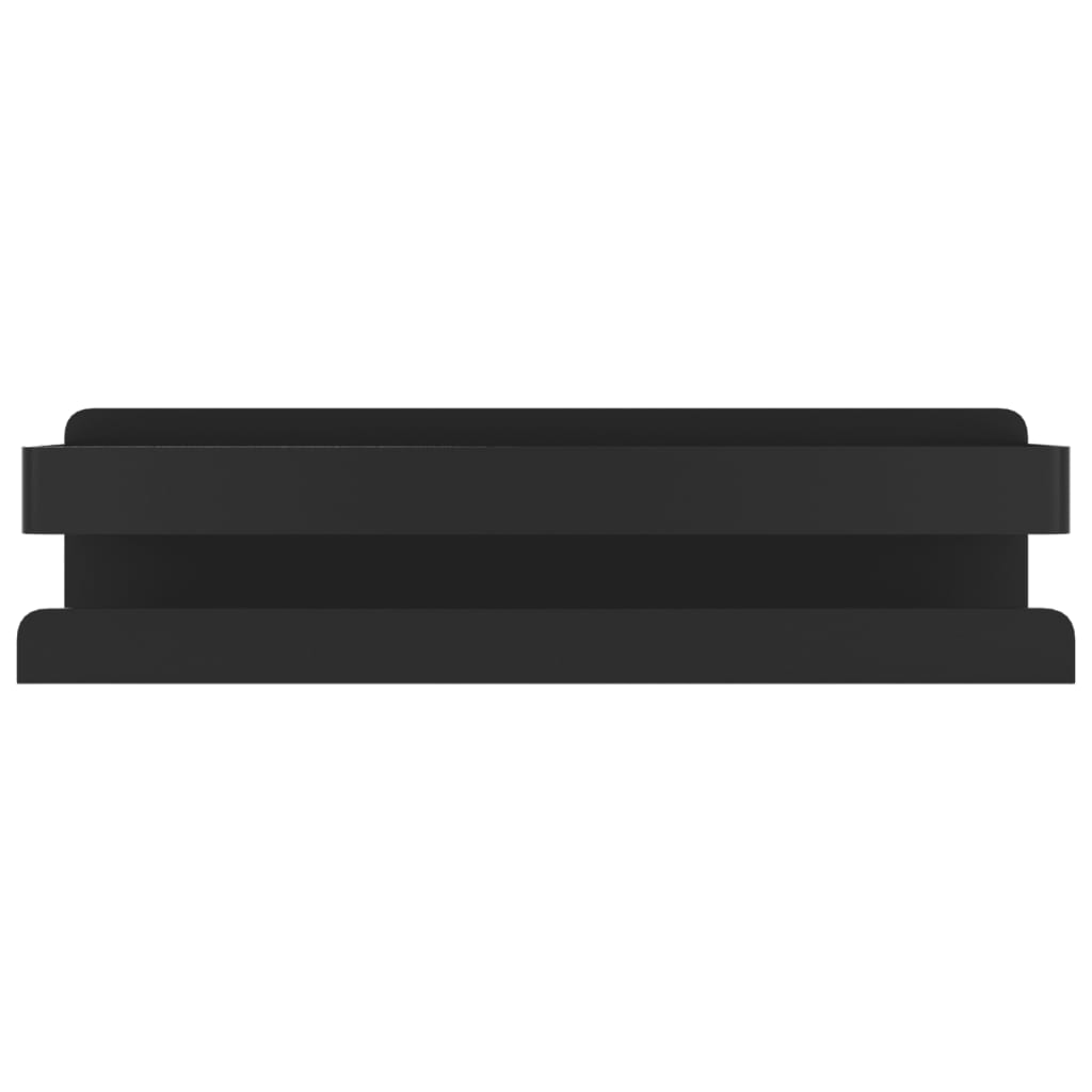 brusehylde 23x6,5x6 cm børstet 304 rustfrit stål matsort