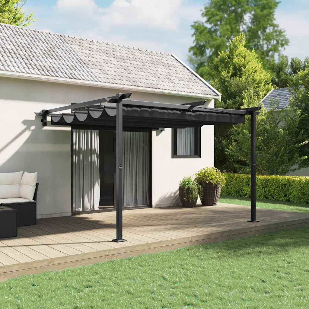 Pavillon Antracit 300 x 300 x 200 cm Polyester