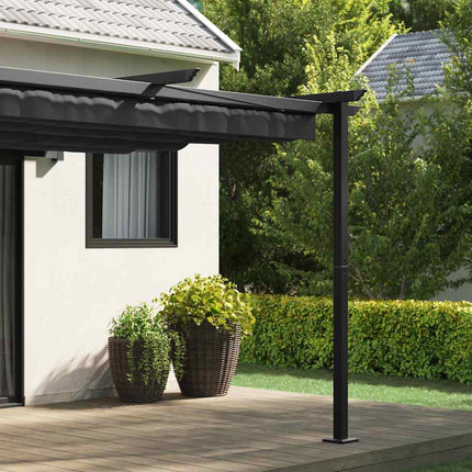 Pavillon 300 x 300 x 200 cm Antracit Polyester