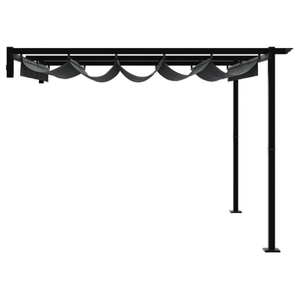 Pavillon 300 x 300 x 200 cm Antracit Polyester