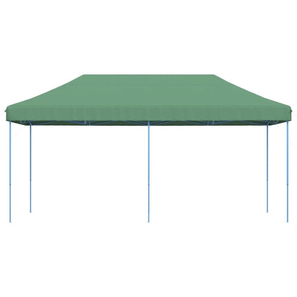 foldbart pop up-festtelt 580x292x315 cm grøn