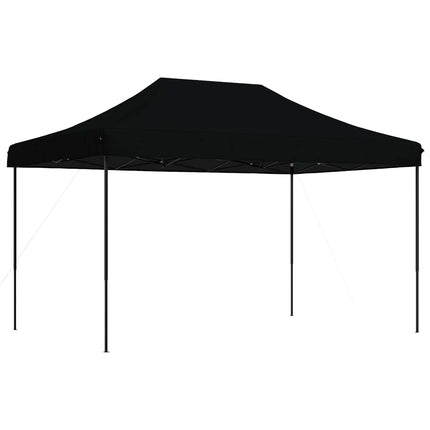 foldbart pop up-festtelt 440x292x315 cm sort