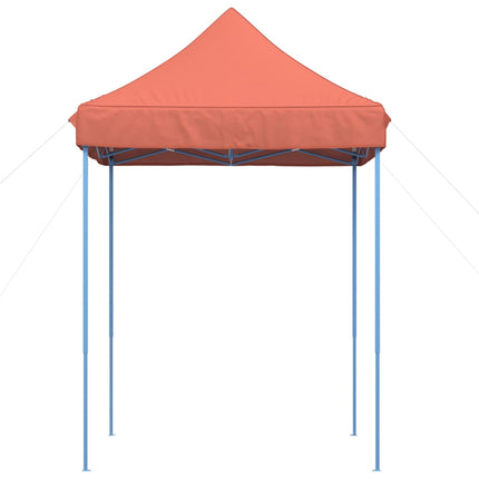 pop op-festtelt 200x200x306 cm foldbart terracottafarvet