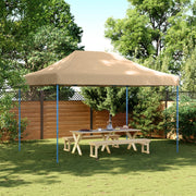 pop op-festtelt 410x279x315 cm foldbart beige