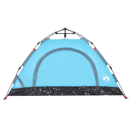 2-personers campingtelt vandtæt quick-release blå
