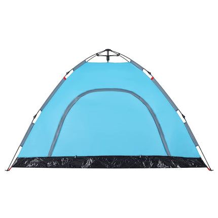 4-personers campingtelt quick-release blå