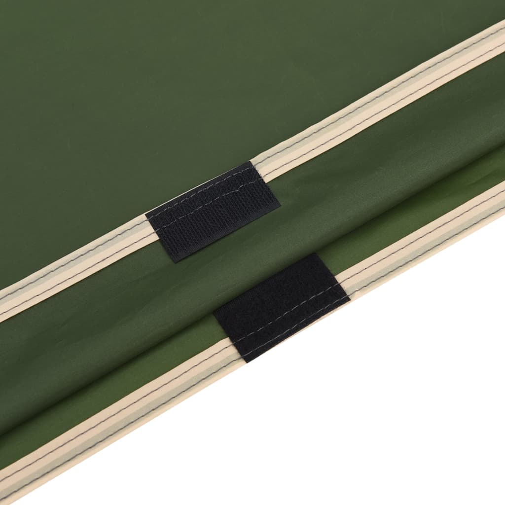 regnponcho med hætte 223x145 cm 2-i-1 design grøn