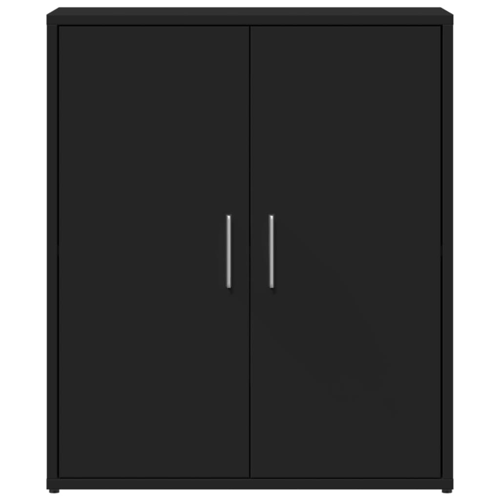 skænk 60x31x70 cm konstrueret træ sort