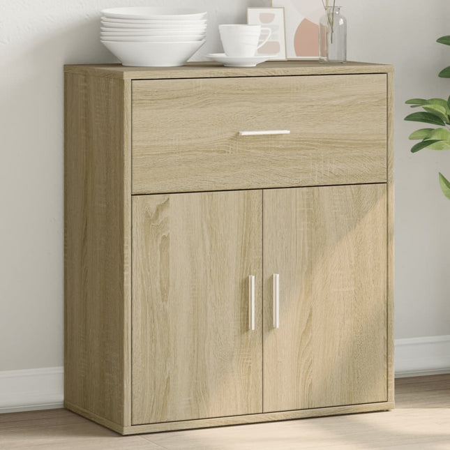 skænk 60x31x70 cm konstrueret træ sonoma-eg