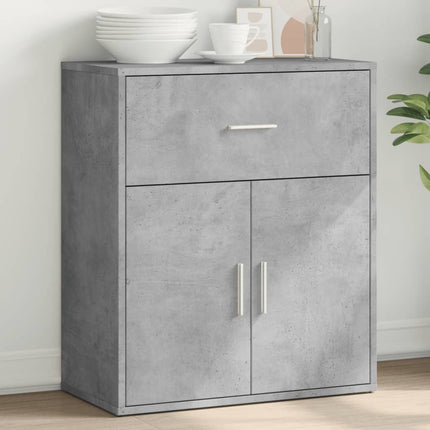 skænk 60x31x70 cm konstrueret træ betongrå