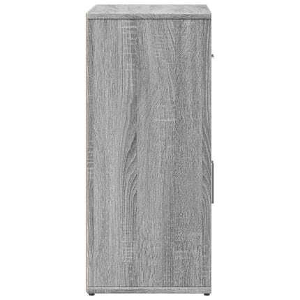 skænk 60x31x70 cm konstrueret træ grå sonoma-eg