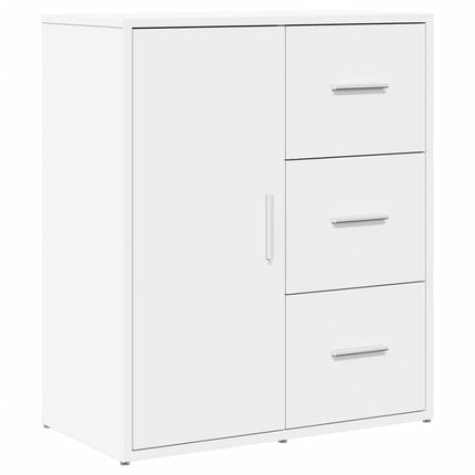 skænk 60x31x70 cm konstrueret træ hvid