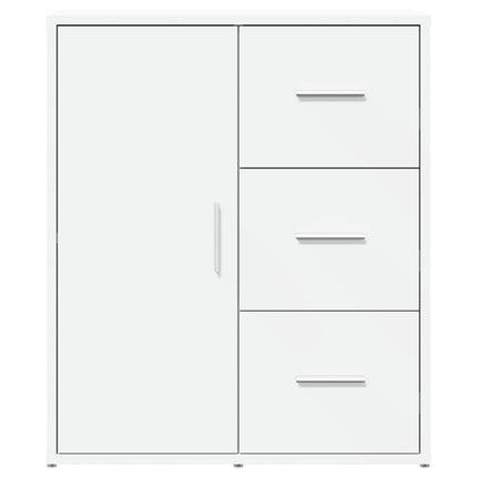 skænk 60x31x70 cm konstrueret træ hvid