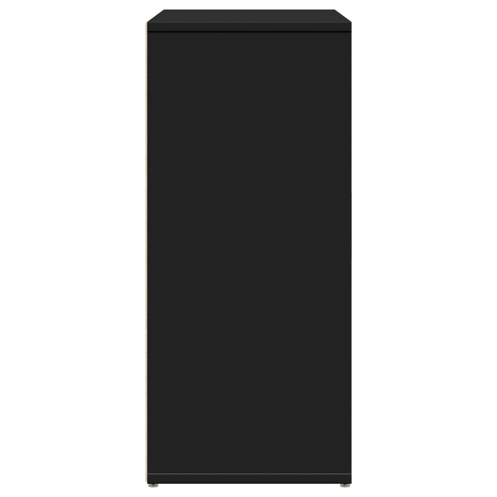 skænk 60x31x70 cm konstrueret træ sort