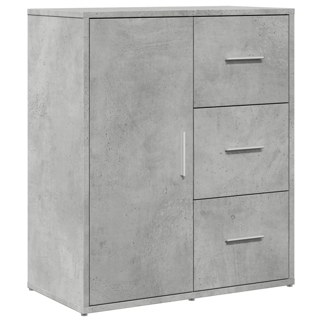 skænk 60x31x70 cm konstrueret træ betongrå