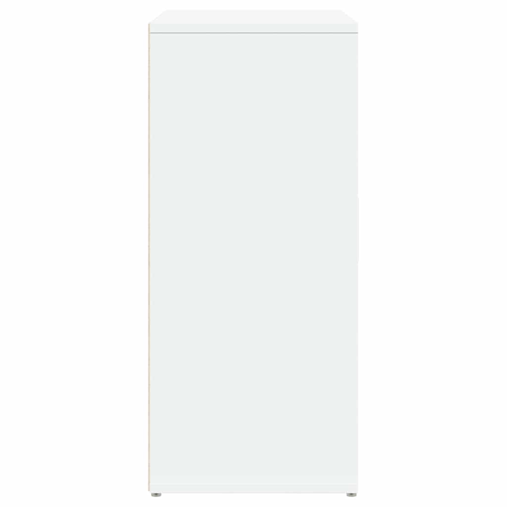 skænk 60x31x70 cm konstrueret træ hvid