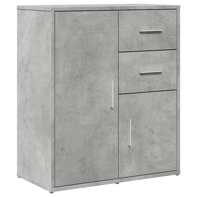 skænk 60x31x70 cm konstrueret træ betongrå