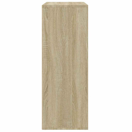 skab 60x31x84 cm konstrueret træ røget egetræsfarve