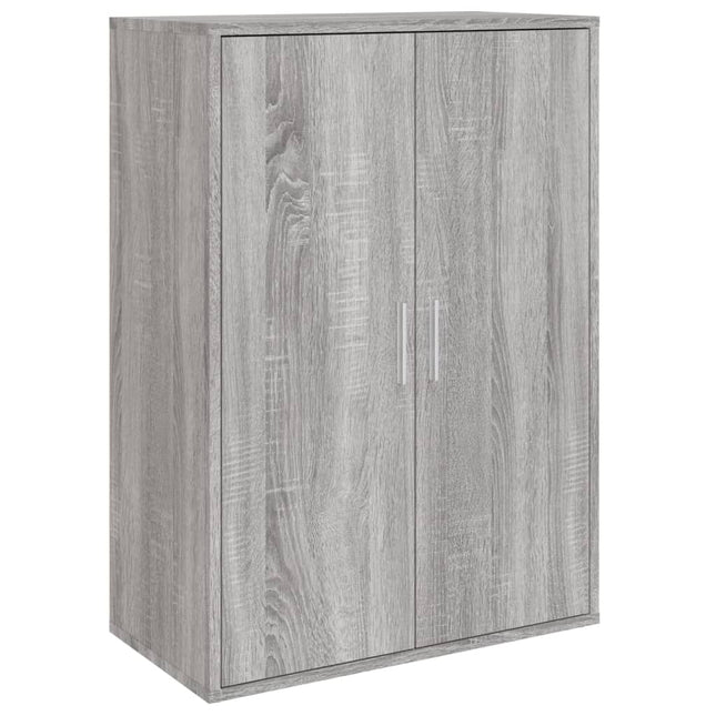 skænk 60x31x84 cm konstrueret træ grå sonoma-eg
