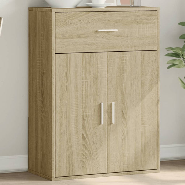 skænk 60x30x84 cm konstrueret træ sonoma-eg