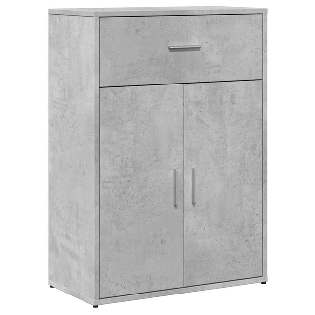 skænk 60x30x84 cm konstrueret træ betongrå