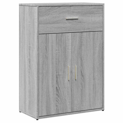 skænk 60x30x84 cm konstrueret træ grå sonoma-eg