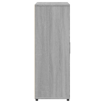 skab 60x31x84 cm konstrueret træ grå sonoma-eg