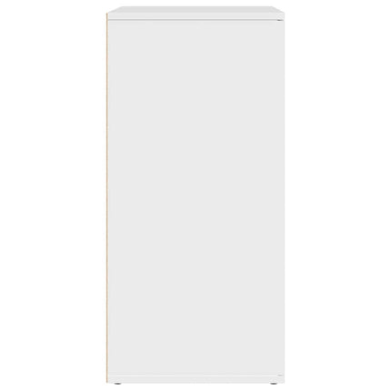 skab 79x38x80 cm konstrueret træ hvid