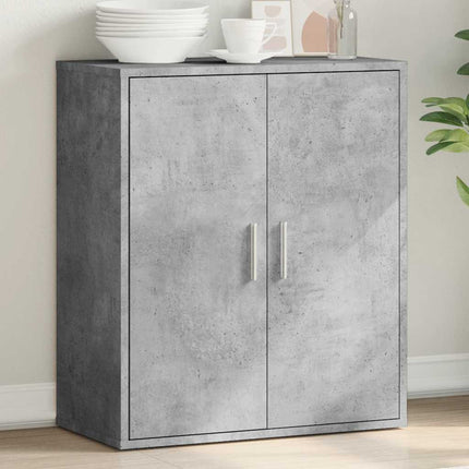 skænk 79x38x80 cm konstrueret træ betongrå