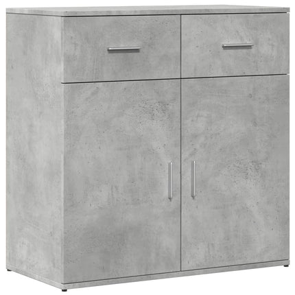 skænk 79x38x80 cm konstrueret træ betongrå