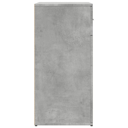 skænk 79x38x80 cm konstrueret træ betongrå