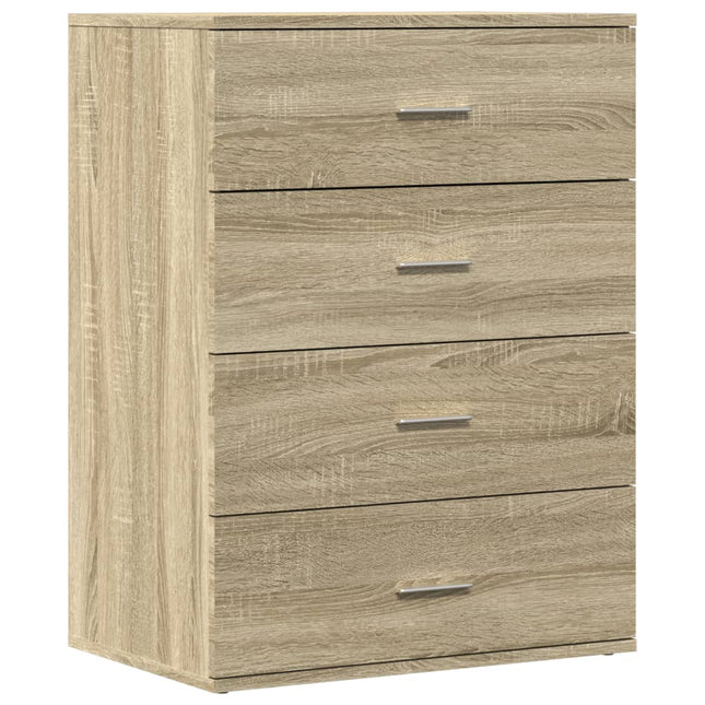 skænk 60x39x80 cm konstrueret træ sonoma-eg