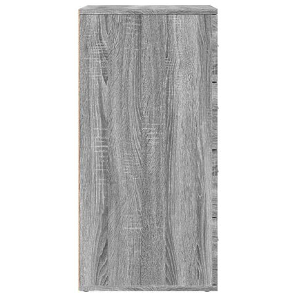 skab 60x39x80 cm konstrueret træ grå sonoma-eg