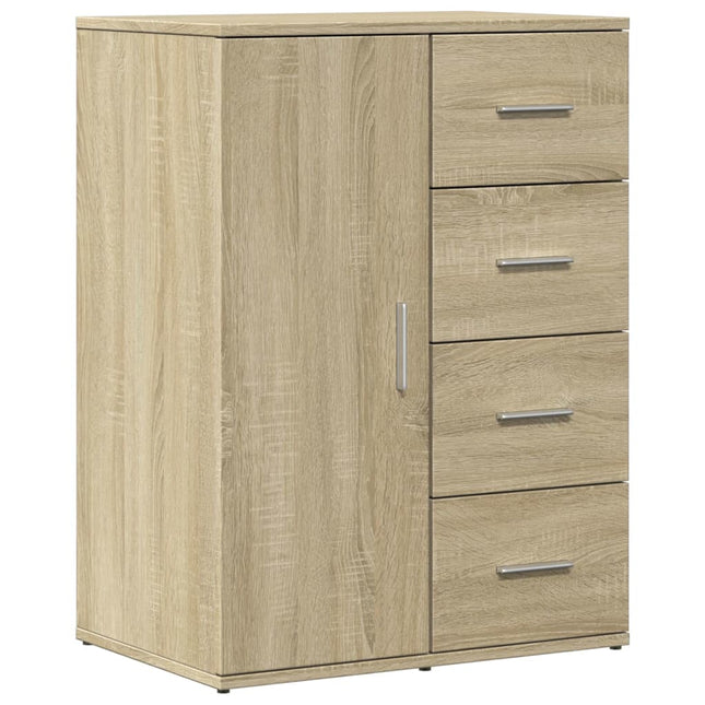 skænk 59x39x80 cm konstrueret træ sonoma-eg