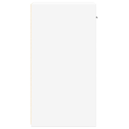 sengeborde 2 stk. 35x34x65 cm konstrueret træ hvid