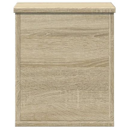 opbevaringsboks 30x35x35 cm konstrueret træ sonoma-eg