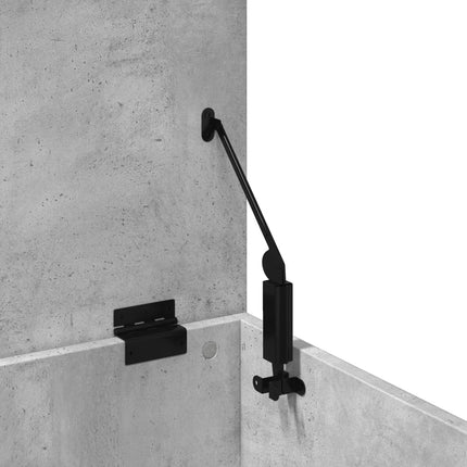 opbevaringsboks 60x35x35 cm konstrueret træ betongrå