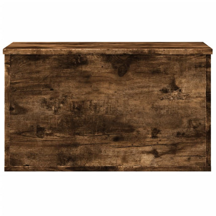 opbevaringsboks 60x35x35 cm konstrueret træ røget egetræsfarve