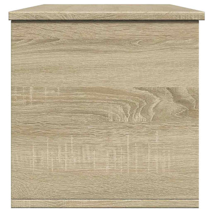 opbevaringsboks 102x35x35 cm konstrueret træ sonoma-eg