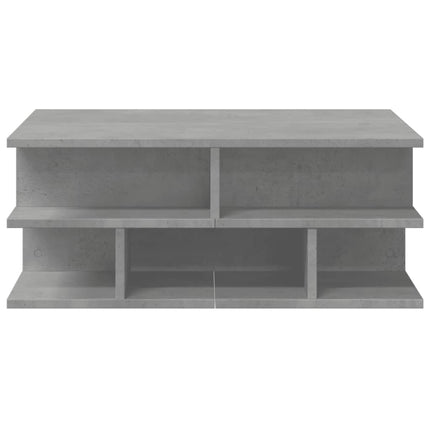 sofabord 70x70x29 cm konstrueret træ betongrå