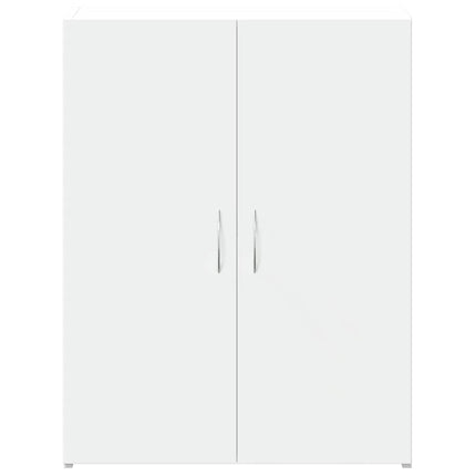 arkivskab 60x32x77,5 cm konstrueret træ hvid
