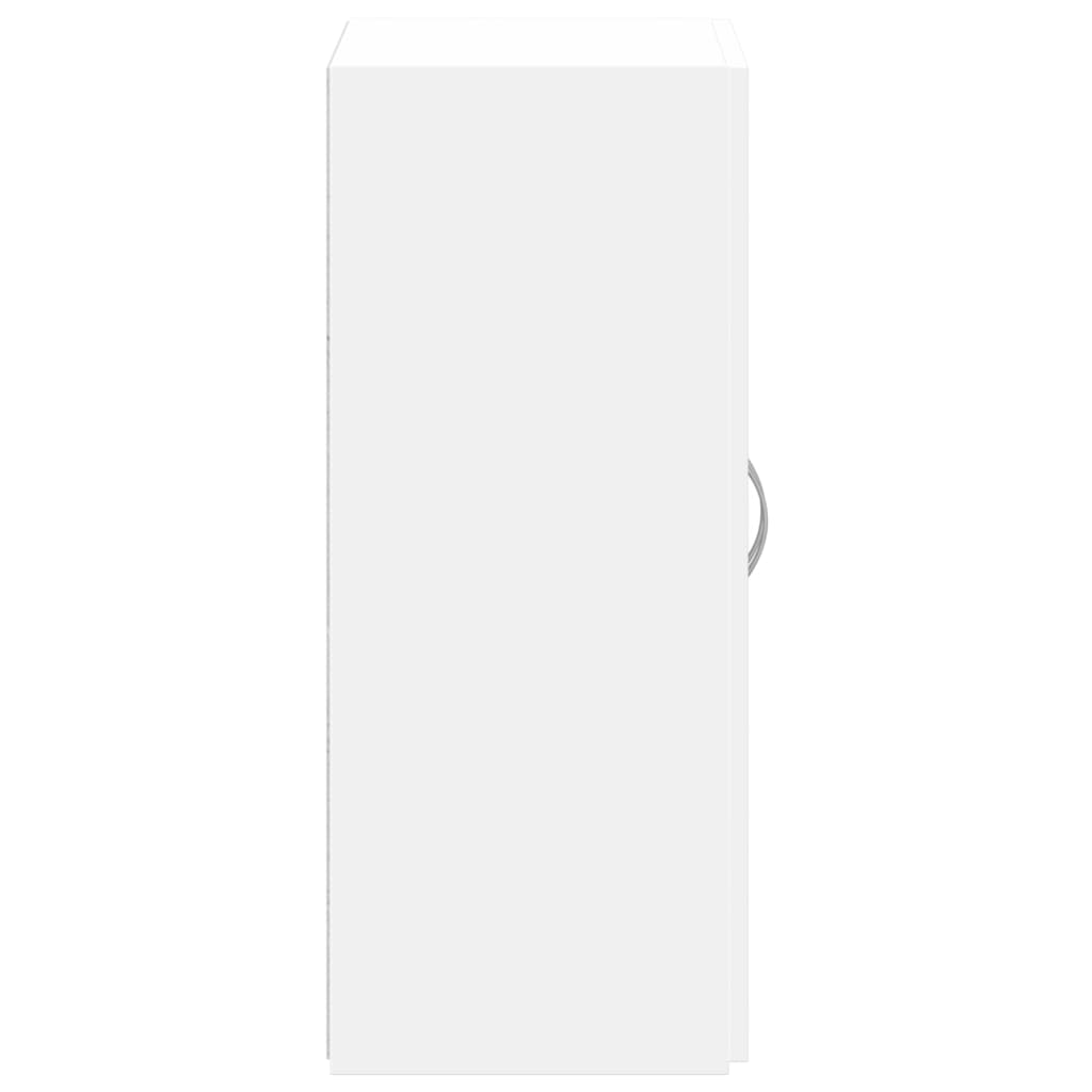 arkivskab 60x32x77,5 cm konstrueret træ hvid