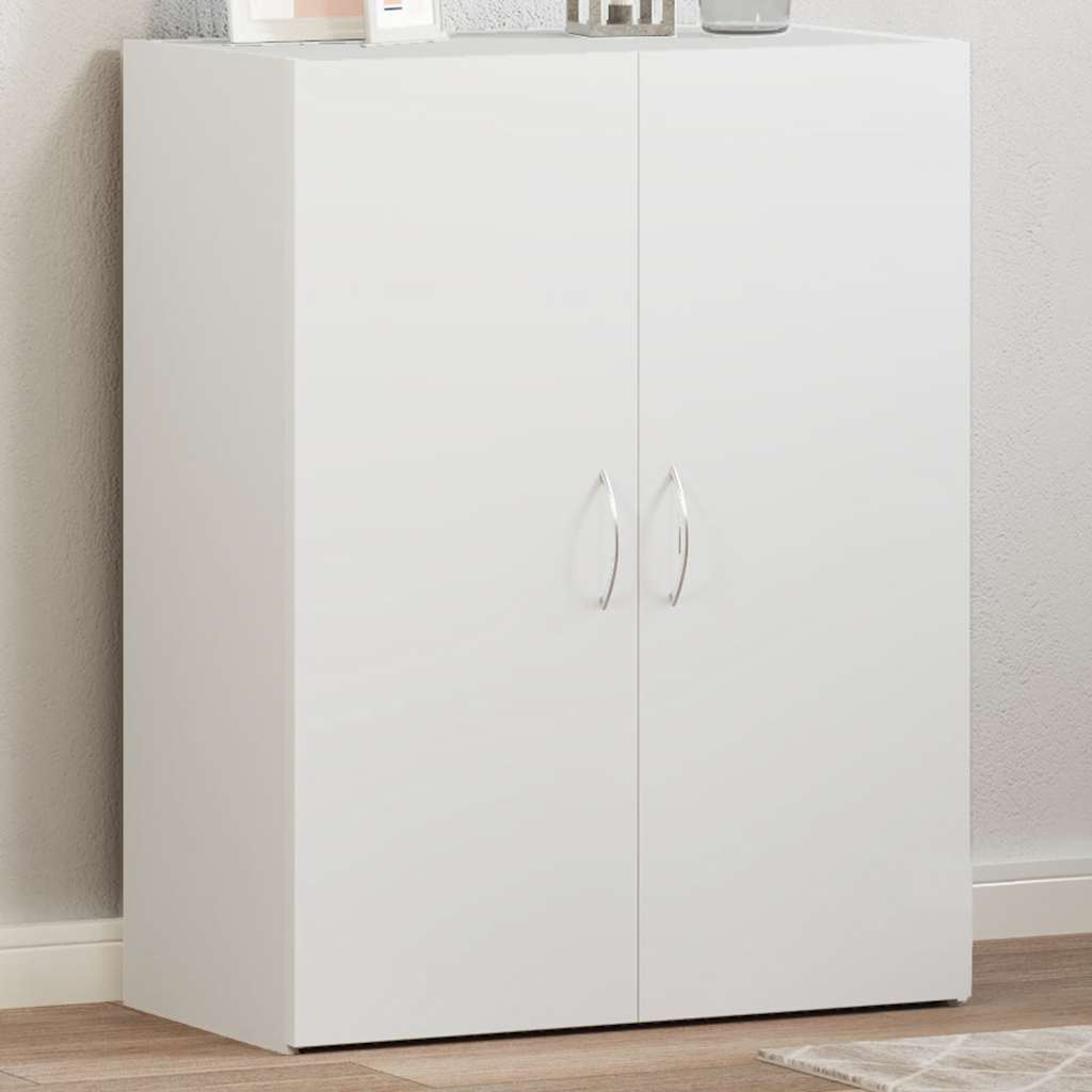Kontorskab Konstrueret Træ - Hvid / 60 x 32 x 77.5 cm