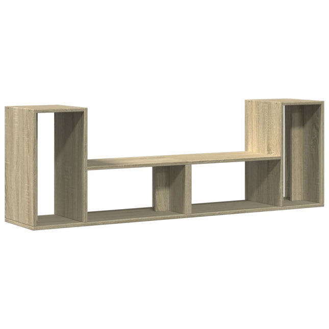 tv-borde 2 stk. 75x30x50 cm konstrueret træ sonoma-eg